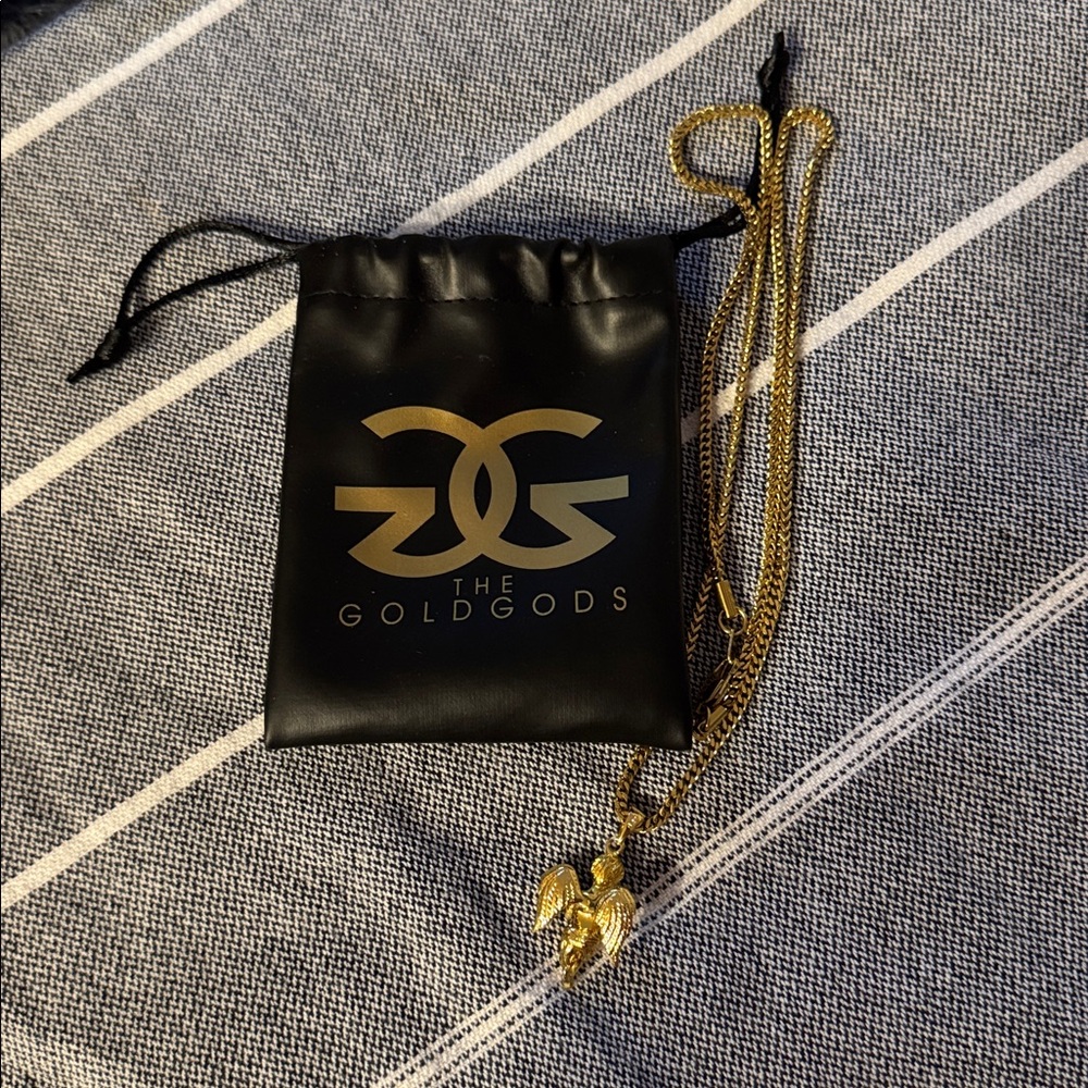 Gold Gods Gold Necklace with Pendant